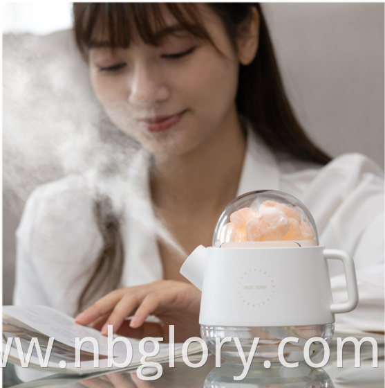 Ultrasonic humidifier Salt Stone Humidifier Crystal Stone Office Dormitory Bedroom mini ultrasonic spray air humidifier